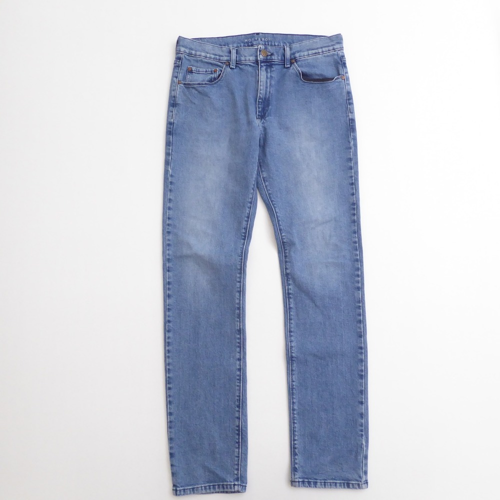Mott & Bow Mens Jeans Blue Slim Warren 6 Month Wash 34x34